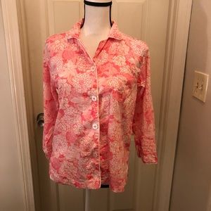 Lilly Pulitzer size small sleep shirt cotton